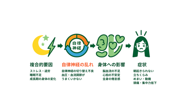起立性調節障害の原因はさまざま